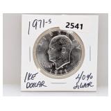 1971-S 40% Silv Ike $1 Dollar