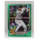 2025 Bowman Chrome Green Jackson Merrill Mojo /99