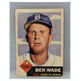 1953 Topps Ben Wade Creases/Corners/Edges/Indents