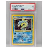2000 Pokemon Game Gyarados-Holo Base II PSA 7