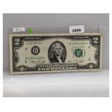 1976 St Louis MO $2 Fed Reserve Note