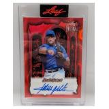 7/13 2025 Leaf Metal Adrian Beltre Auto Red Lava