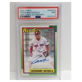 2025 Ceddanne Rafaela Topps 1990 Topps Auto PSA 9