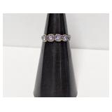 .925 Sterling Blue Stone Toe Ring