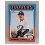 2024 Topps Heritage Yoshinobu Yamamoto RC #553