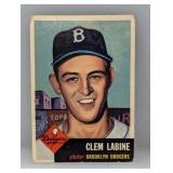 1953 Topps #14 Clem Labine Indents/Corners/Edges