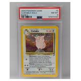 2000 Pokemon Game Clefable-Holo Base II PSA 8