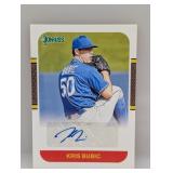 2021 Donruss Kris Bubic Autograph