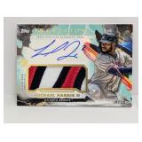 2023 Harris Topps Inception Green Patch Auto RC/50