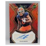 2023 Select Draft Picks Chase Brown Auto Red