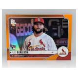 /25 2023 Topps BL Alec Burleson RC Orange Foil