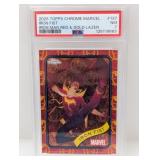 /100 2025 Topps Ch Iron Fist Iron Man Lazer PSA 7