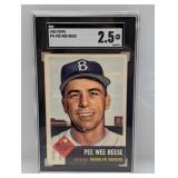 1953 Topps Baseball SGC 2.5 #76 Pee Wee Reese HOF