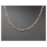 22" .925 Sterling Heavy Figaro Chain Necklace