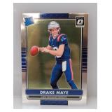 2024 Optic Rated Rookie Drake Maye (Red Back) #3