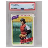 1980 Topps Carlton Fisk 40 PSA 7