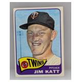 1965 Topps Baseball Jim Kaat HOF 62 Corners