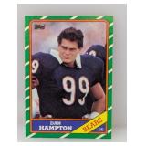 1986 Topps #22 Dan Hampton RC & HOF Edge