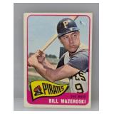1965 Topps Baseball Bill Mazeroski HOF 95 Corners