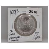 1993 1oz .999 Silv Mexico Libertad