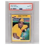 1985 Fleer Tony Gwynn 34 PSA 8