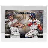 2023 Aaron Acuna Jr Topps Time Spanning Tandems/75