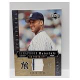 2005 UD Scrapbook Materials UD Relic Derek Jeter
