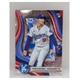 2024 Bowman Best Yoshinobu Yamamoto Rookie #34