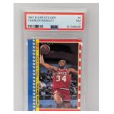 1987 Fleer Sticker Charles Barkley 6 PSA 7