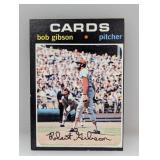 1971 Topps Bob Gibson #450 Edges