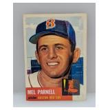 1953 Topps Baseball #19 Mel Parnell Corners/Edges