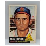 1953 Topps #21 Billy Johnson Damage