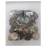 1.13lb of Mixed Foreign Coins