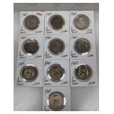 (10) Silver Mexico 1 Peso