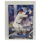2023 Shohei Ohtani Topps Now Signed La