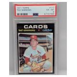 1971 Topps #117 Ted Simmons RC HOF PSA 6