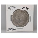 1903 90% Silv Morgan $1 Dollar
