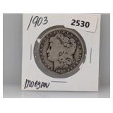 1903 90% Silv Morgan $1 Dollar