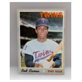 1970 Topps Rod Carew #290 Corners/Edges/Stain