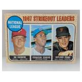 1968 Topps LEADERS JENKINS/BUNNING/PERRY 11