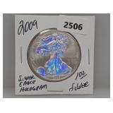 2009 1oz .999 Silv Hologram Eagle $1