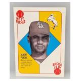 2002 Topps Albert Pujols Hit by Pitcher Surface