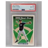 1993 Topps Derek Jeter #93 RC, PSA 8