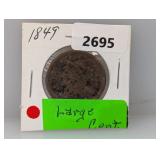 1849 Large One Cent