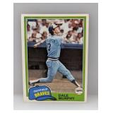 1981 Topps Dale Murphy #504 Corners/Edges