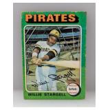 1975 Topps Willie Stargell #100 Damage