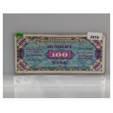 1944 WWII Era German 100 Mark