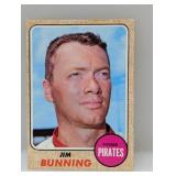 1968 Topps Baseball Jim Bunning HOF 215