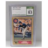 1987 Topps Traded Greg Maddux #70T CSG 8.5