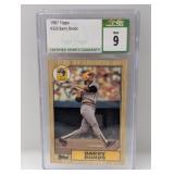 1987 Topps Barry Bonds RC #320 CSG 9